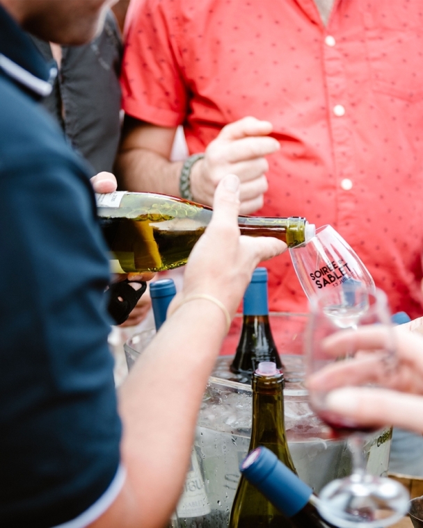 Soirée en Sablet, Sablet, Domaine de Boissan